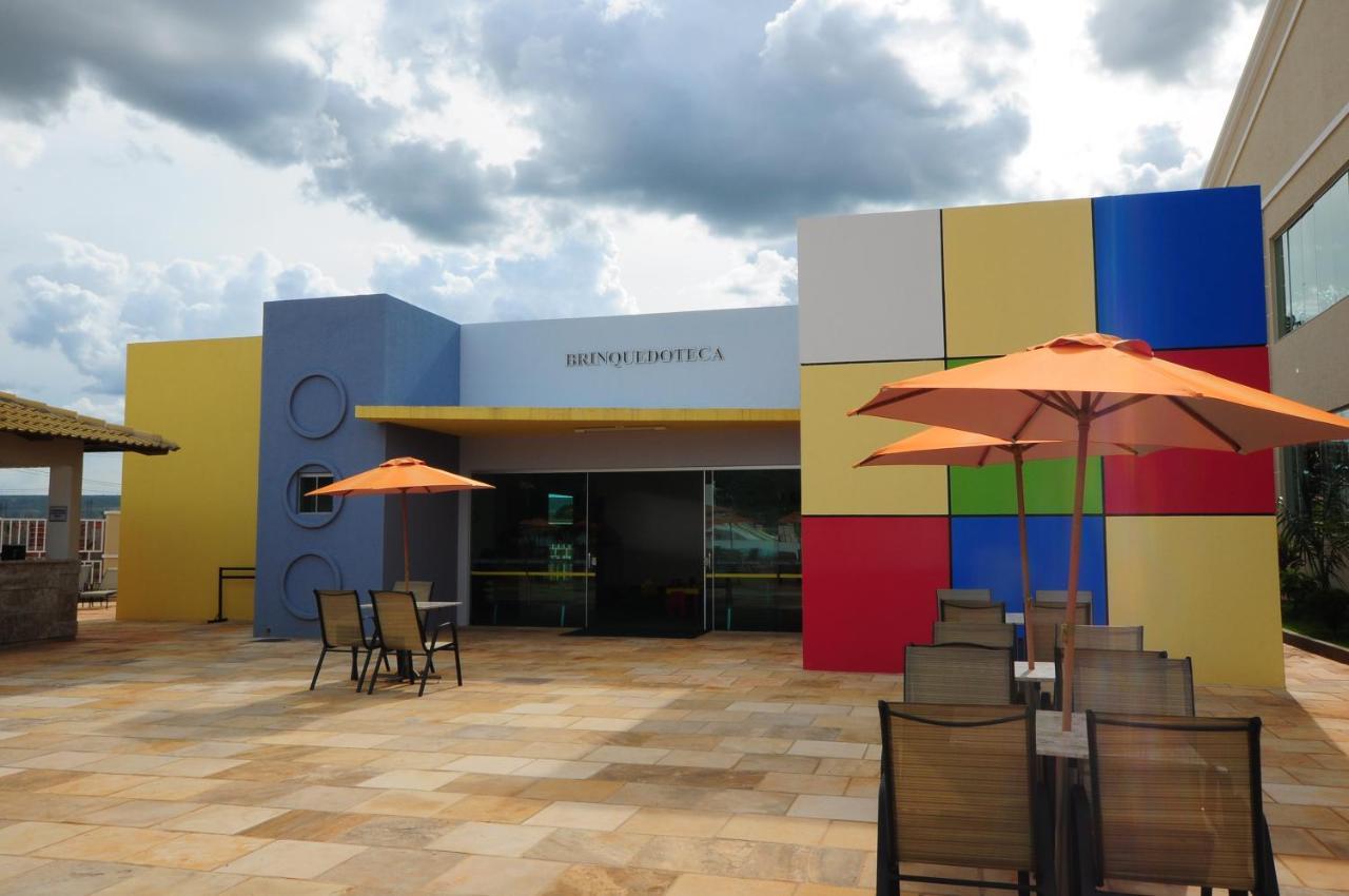 Lacqua diRoma Hotel com Parque Aquático 24 horas Caldas Novas Esterno foto