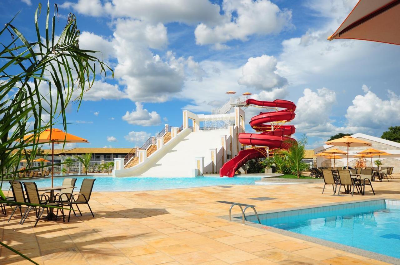 Lacqua diRoma Hotel com Parque Aquático 24 horas Caldas Novas Esterno foto
